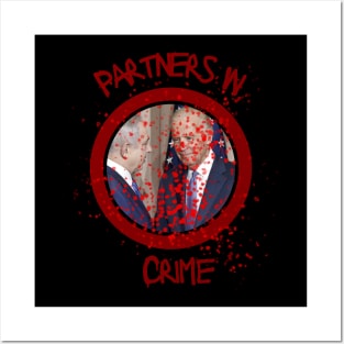 Biden and Netanyahu Are Partners in Crime Posters and Art